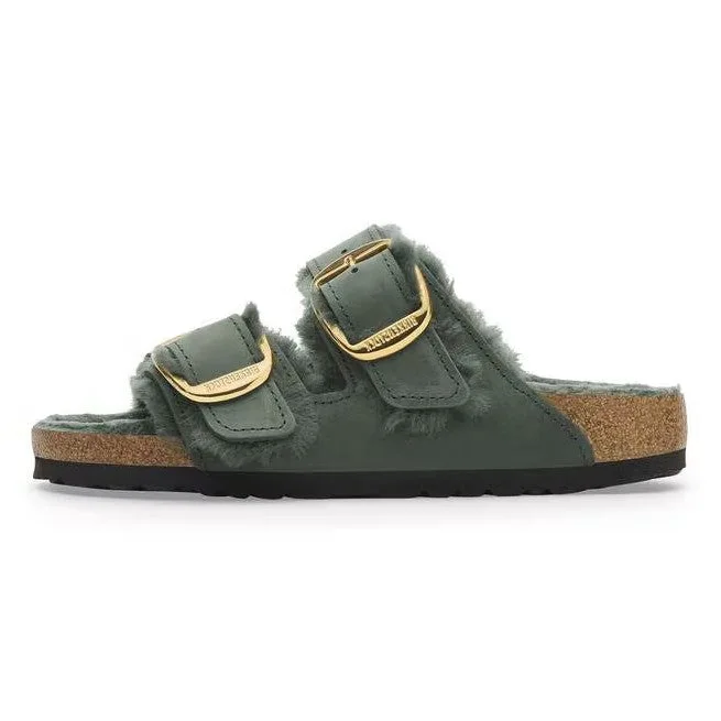 Birkenstock Arizona Big Boucle Shearling Thyme