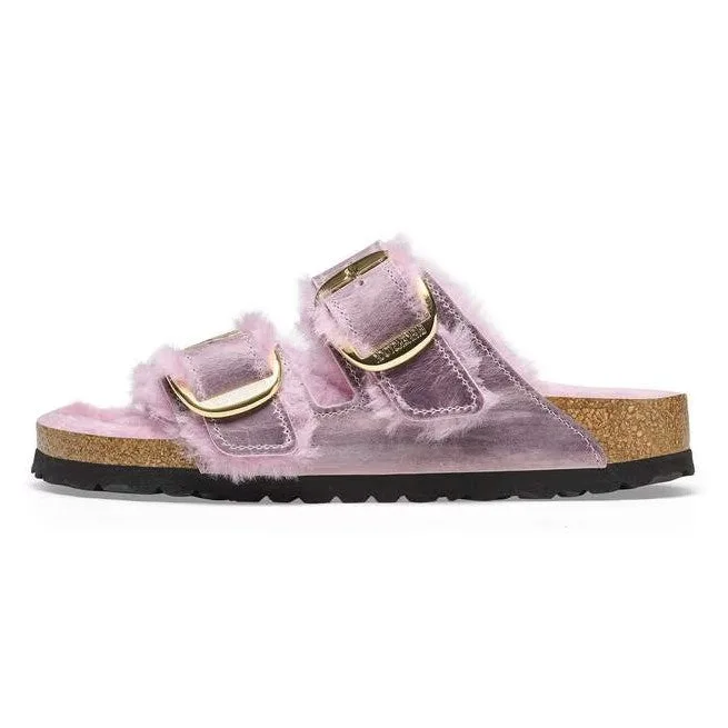 Birkenstock Arizona Big Schnalle Shearling Lavender