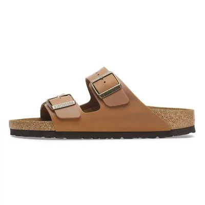 Birkenstock Arizona Geölt Leder Cognac