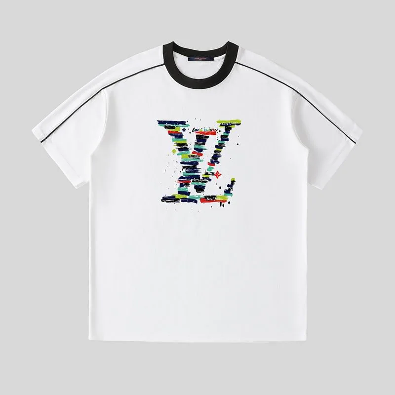 Louis Vuitton LV T Shirt Bianco Stampa LV