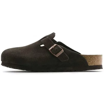 Birkenstock Boston Weich Footbed Wildleder Moka