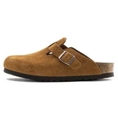Birkenstock Boston Weich Footbed Wildleder Visone
