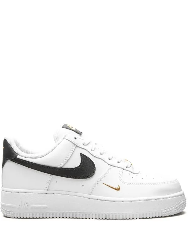 Nike Air Force Noir Blanc Doré