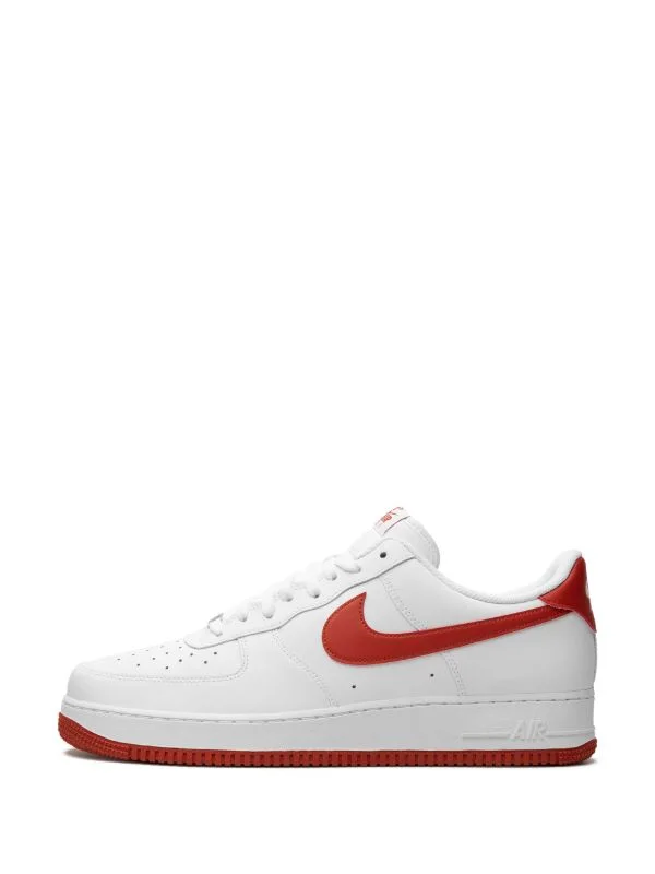 Nike Air Force 1 Rouge Blanc