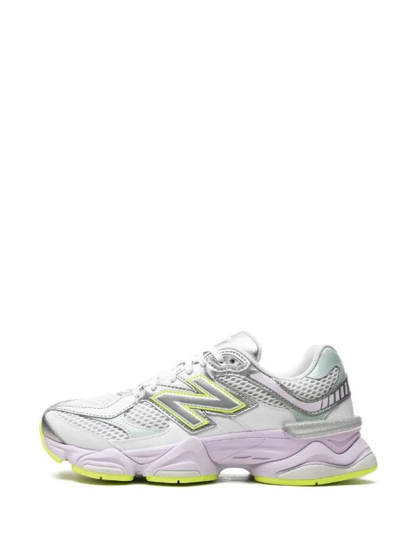 New Balance 9060 Bianco tonalità argento verde