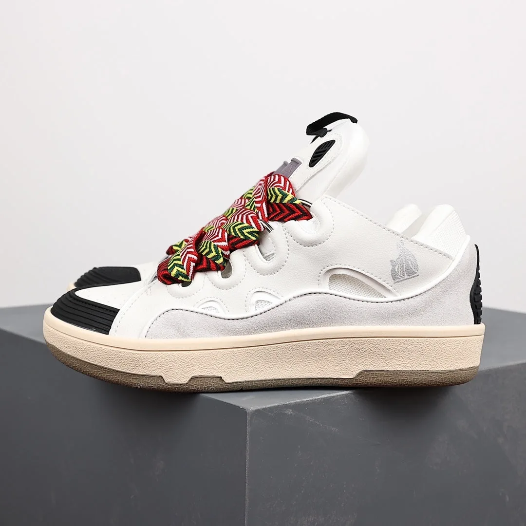 Lanvin Curb White Multi Lace