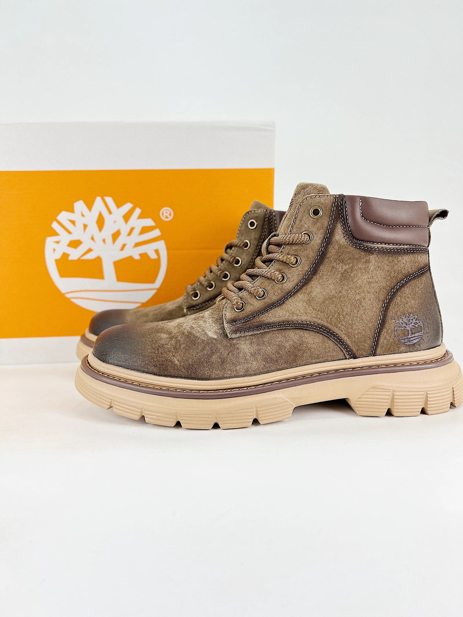 Timberland Braun Nubuck Stiefel