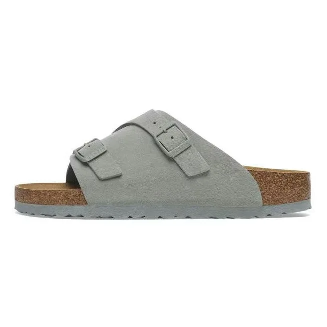 Birkenstock Zürich Daim Cuir Salvia Pura