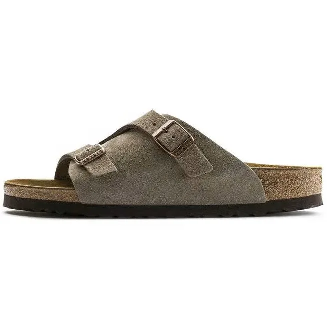 Birkenstock Zürich Daim Cuir Tortora