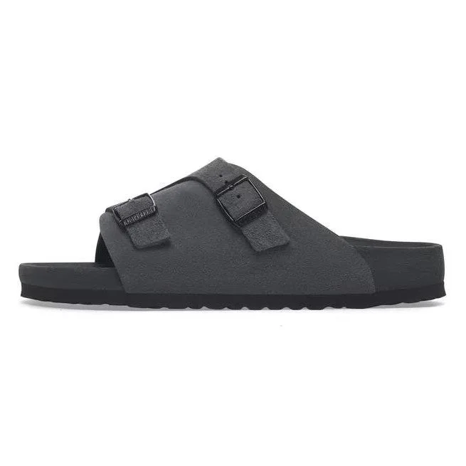 Birkenstock Zürich Camoscio Pelle Charcoal