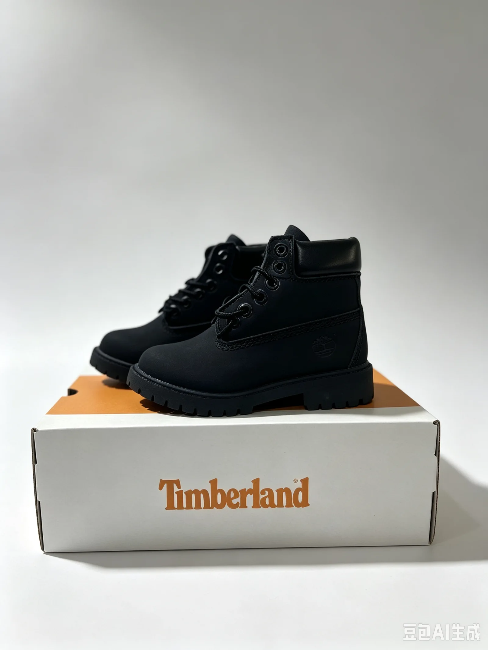 Timberland Boots Bambini Nero taglia dal 26 al 35