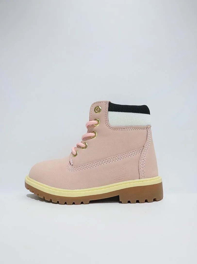 Timberland Boots Bambini Rosa  taglia dal 26 al 35