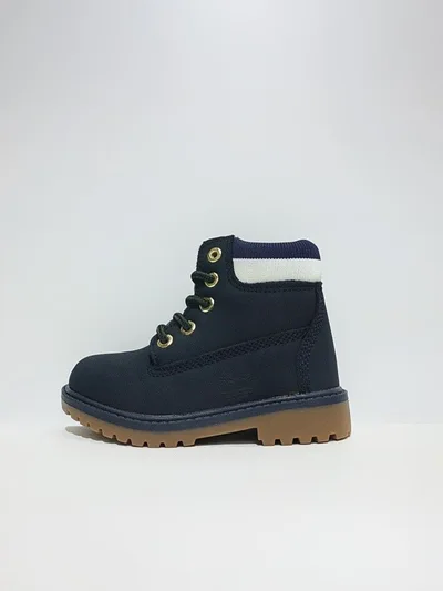 Timberland Boots Bambini Blu Navy taglia dal 26 al 35