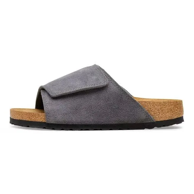 Birkenstock Solana Wildleder Leder Carbone