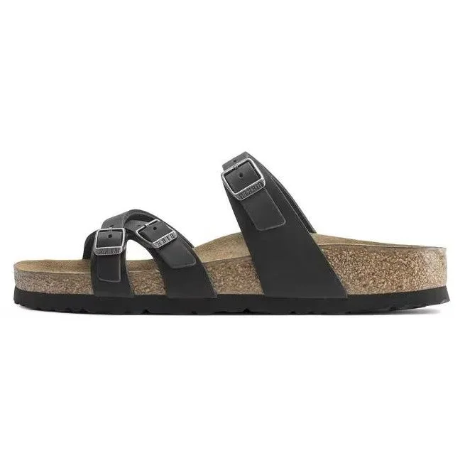 Birkenstock Franca Oiled Leather Nero